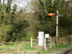 
'Your starter for 10 points...', Llanrwst Station, April 2013